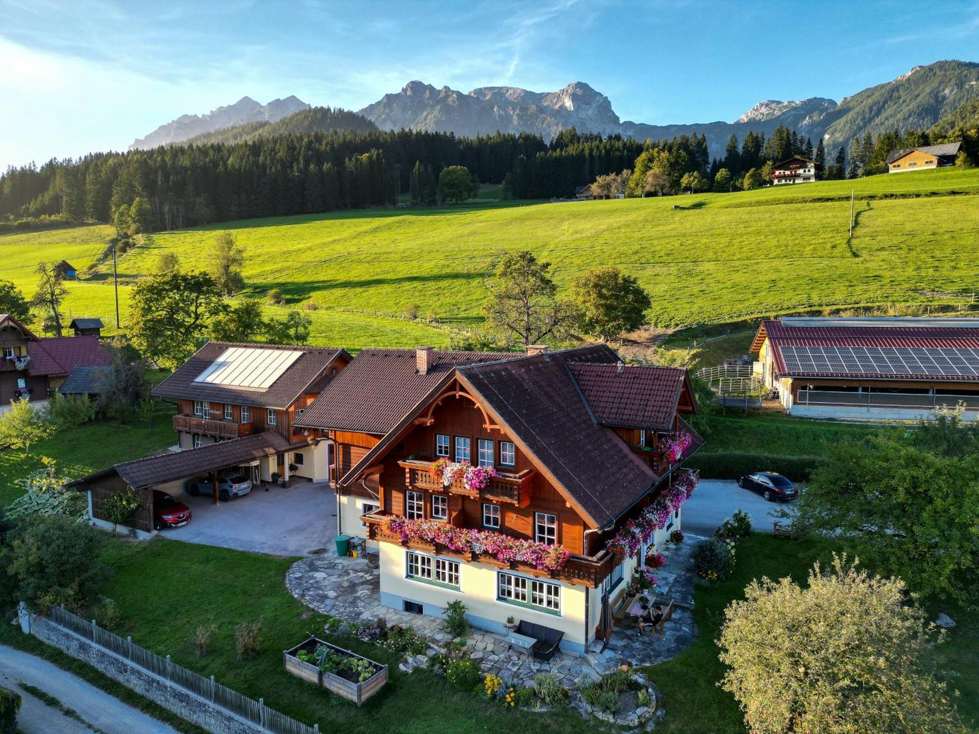 Linarhof Apartment Urlaub Am Bio Bauernhof Haus im Ennstal Εξωτερικό φωτογραφία